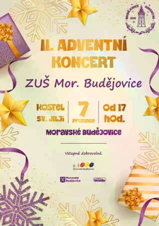 II. adventní koncert - ZUŠ Moravské Budějovice