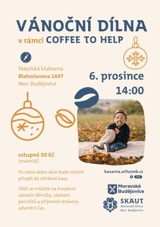 Vánoční dílna v rámci coffee to help