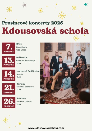 Koncerty Kdousovské scholy