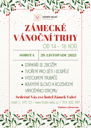 Zámecké vánoční trhy