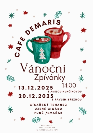 Vánoční zpívánky v Cafe Demaris