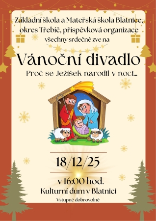 Vánoční divadlo - Proč se Ježíšek narodil v noci