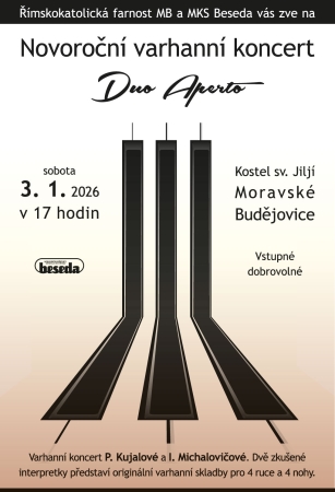 Novoroční varhanní koncert - Duo Aperto