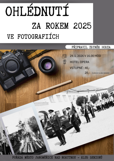 Ohlédnutí za rokem 2025 ve fotografiích