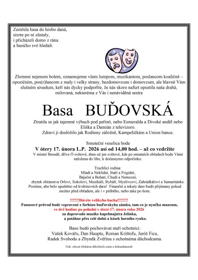 Pochovávání Basy buďovské