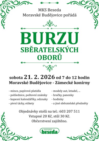 Burza sběratelských oborů