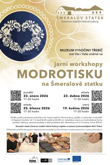 Jarní workshopy modrotisku