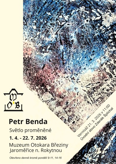 Výstava Petra Bendy v Muzeu O. Březiny