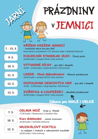 Jarní prázdniny v Jemnici