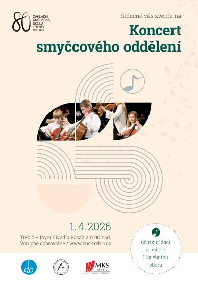 Koncert smyčcového oddělení