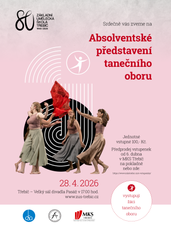 Absolventské představení tanečního oboru