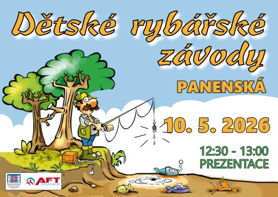 Dětské rybářské závody – spodní nádrž v Panenské