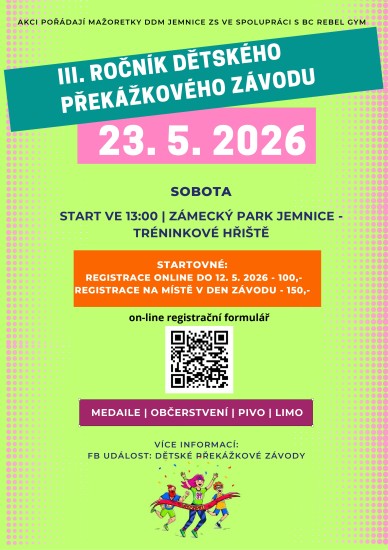 III. ročník Dětského překážkového závodu