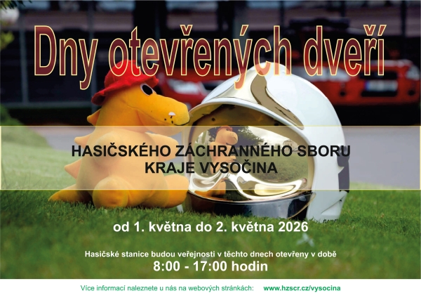 Dny otevřených dveří HZS Kraje Vysočina