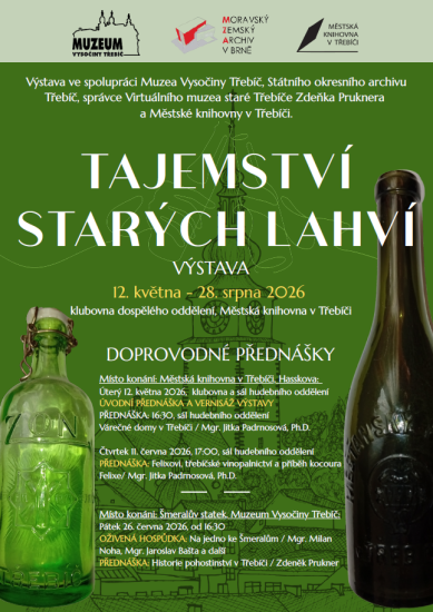 TAJEMSTVÍ STARÝCH LAHVÍ / Výstava a doprovodné přednášky