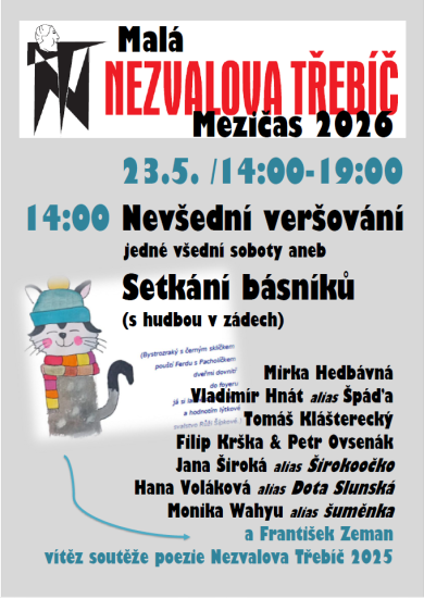 Malá Nezvalova Třebíč / Mezičas 2026