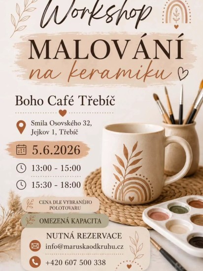 Workshop malování na keramiku