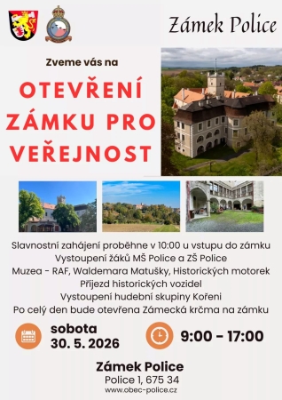 Otevření zámku Police