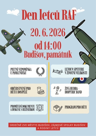 Den letců RAF v Budišově