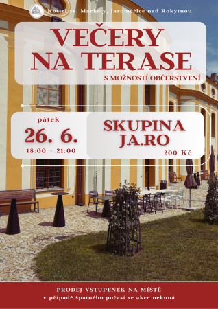 Večer na terase se skupinou JA.RO