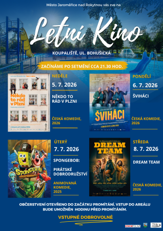 Letní kino Jaroměřice nad Rokytnou