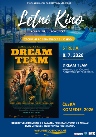 Letní kino Jaroměřice nad Rokytnou - Dream team